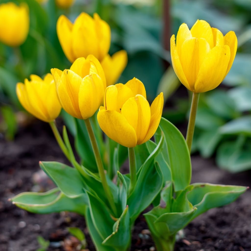 Yellow Tulips: A Cheerful Spring Garden Favorite 5 Yellow Tulips: A Cheerful Spring Garden Favorite