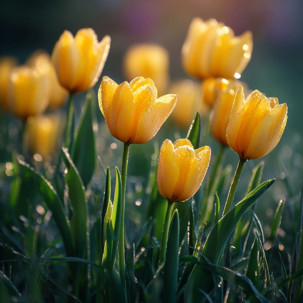 Yellow Tulips – Bright Symbols of Happiness & New Beginnings 2 Yellow Tulips – Bright Symbols of Happiness & New Beginnings