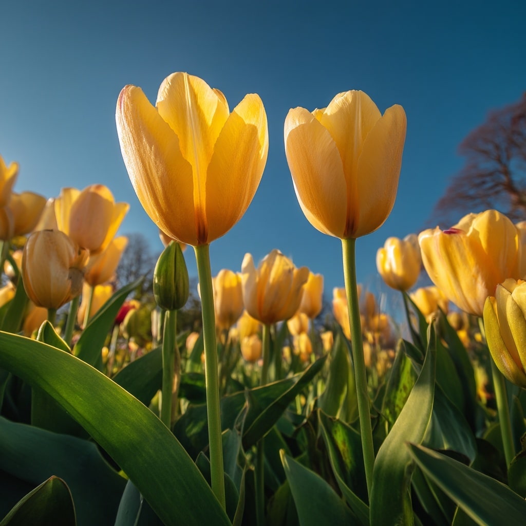 Yellow Tulips: A Cheerful Spring Garden Favorite