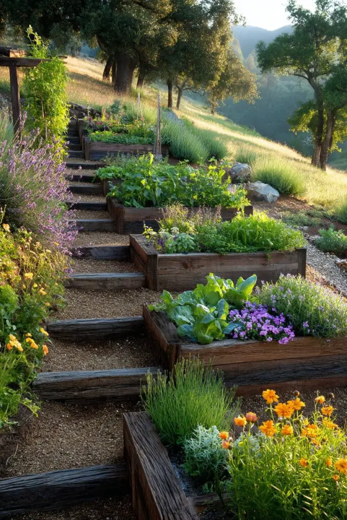 6 Tiered Garden Ideas for a Multi Level Yard 7 6 Tiered Garden Ideas for a Multi Level Yard
