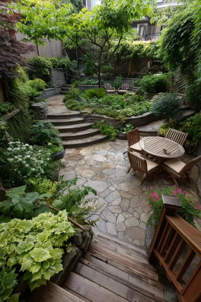 6 Tiered Garden Ideas for a Multi Level Yard 5 6 Tiered Garden Ideas for a Multi Level Yard