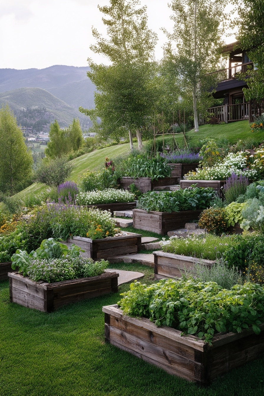 6 Tiered Garden Ideas for a Multi Level Yard