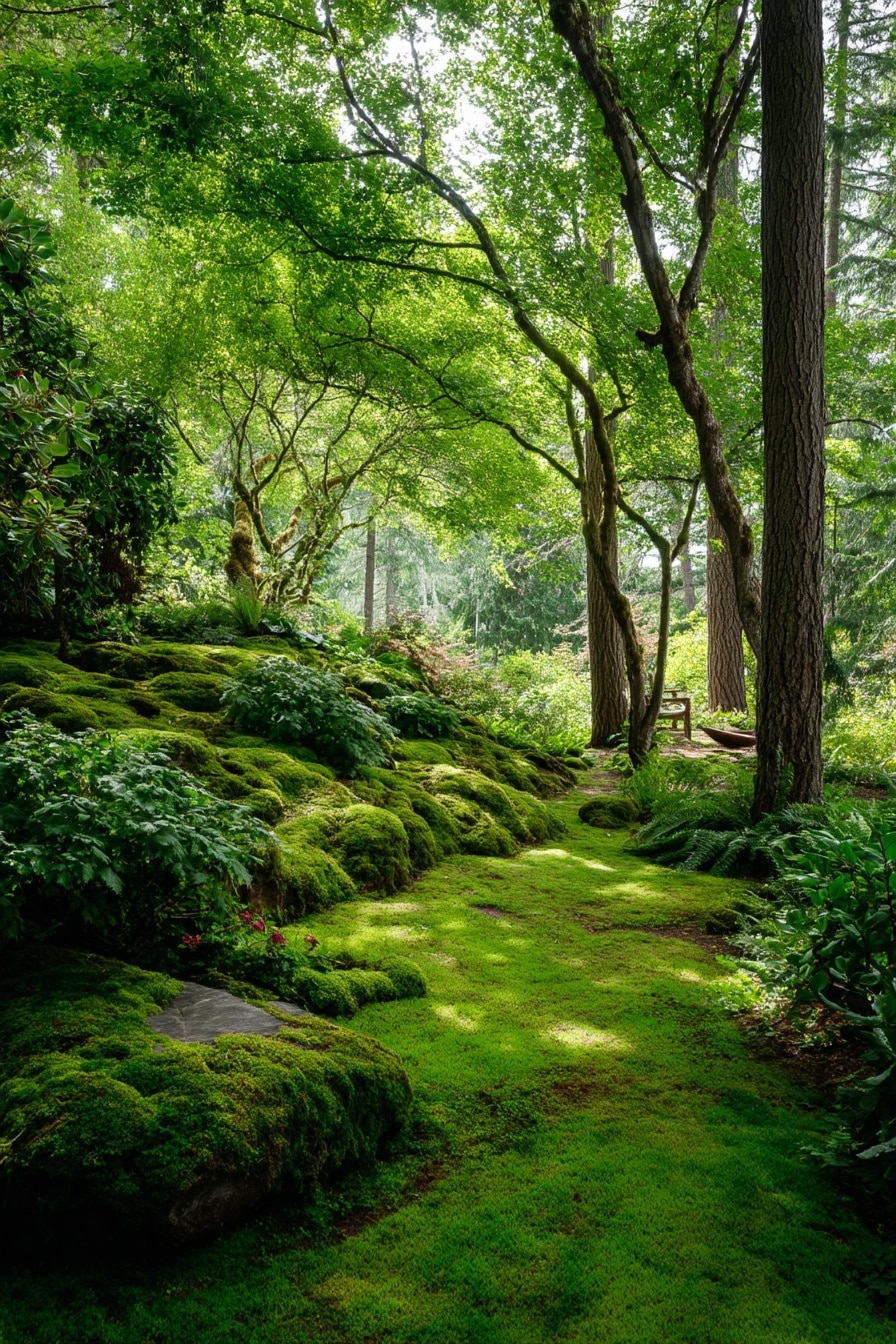 Moss Garden: The Low-Maintenance Grass Alternative