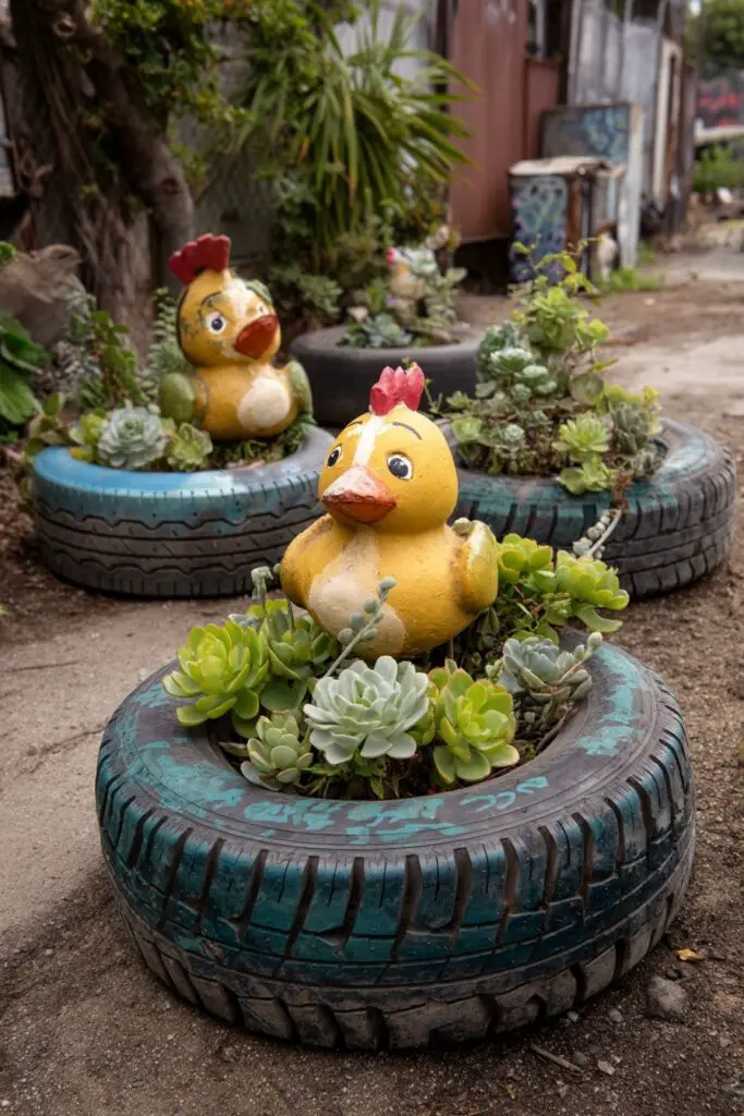 Creative Tire Garden Ideas for Every Backyard 5 Creative Tire Garden Ideas for Every Backyard