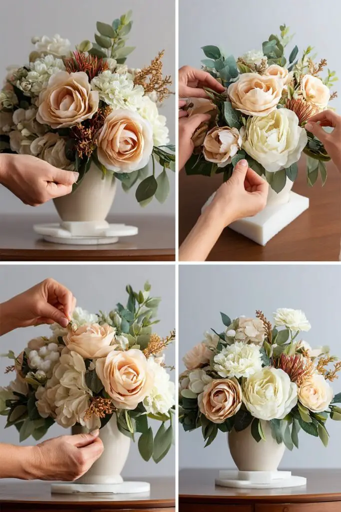 How to Make Artificial Flower Arrangements Like a Pro 5 How to Make Artificial Flower Arrangements Like a Pro