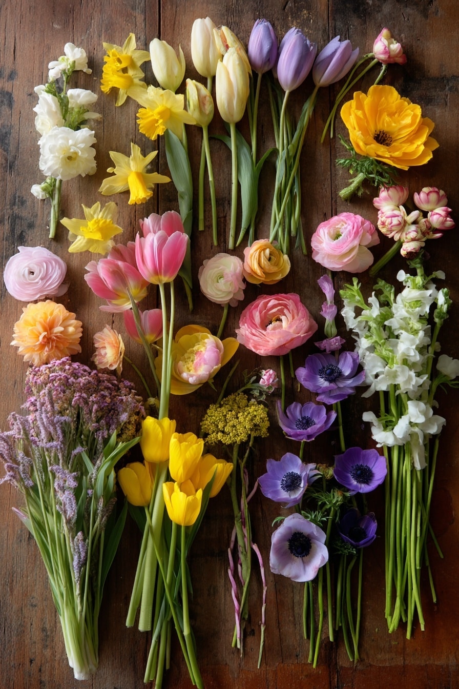 Spring Flower Arrangements From a Homegrown Cutting Garden