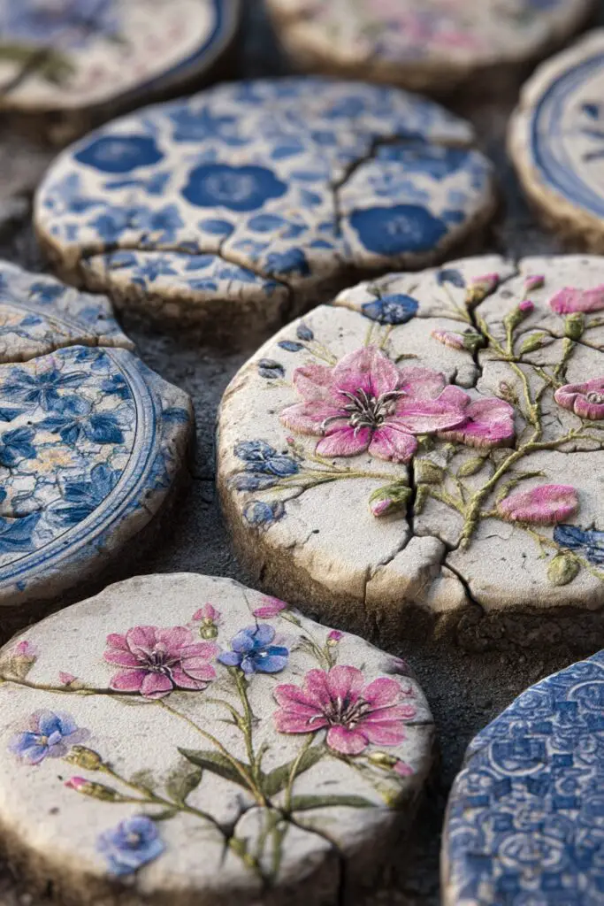 DIY Mosaic Stepping Stones: 5 Easy Ideas 5 DIY Mosaic Stepping Stones: 5 Easy Ideas