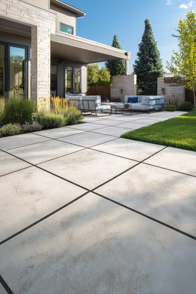 5 Concrete Patio Ideas for a Stylish Backyard 4 5 Concrete Patio Ideas for a Stylish Backyard