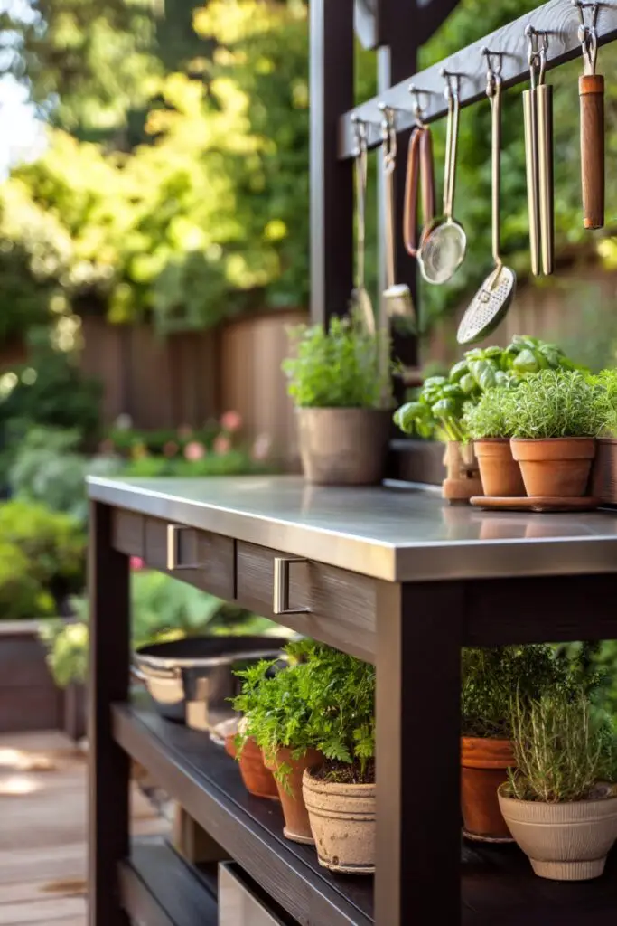 5 Simple Potting Bench Ideas for Stylish Gardening 2 5 Simple Potting Bench Ideas for Stylish Gardening