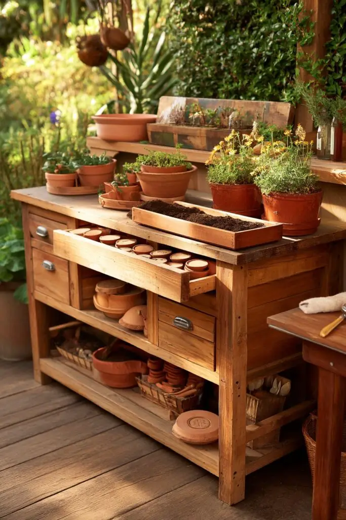 DIY Potting Bench Ideas for Every Garden 3 DIY Potting Bench Ideas for Every Garden