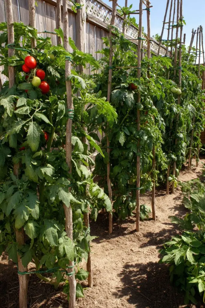 Tomato Trellis Ideas: 8 DIY Styles for Healthy, Stylish Gardens 2 Tomato Trellis Ideas: 8 DIY Styles for Healthy, Stylish Gardens