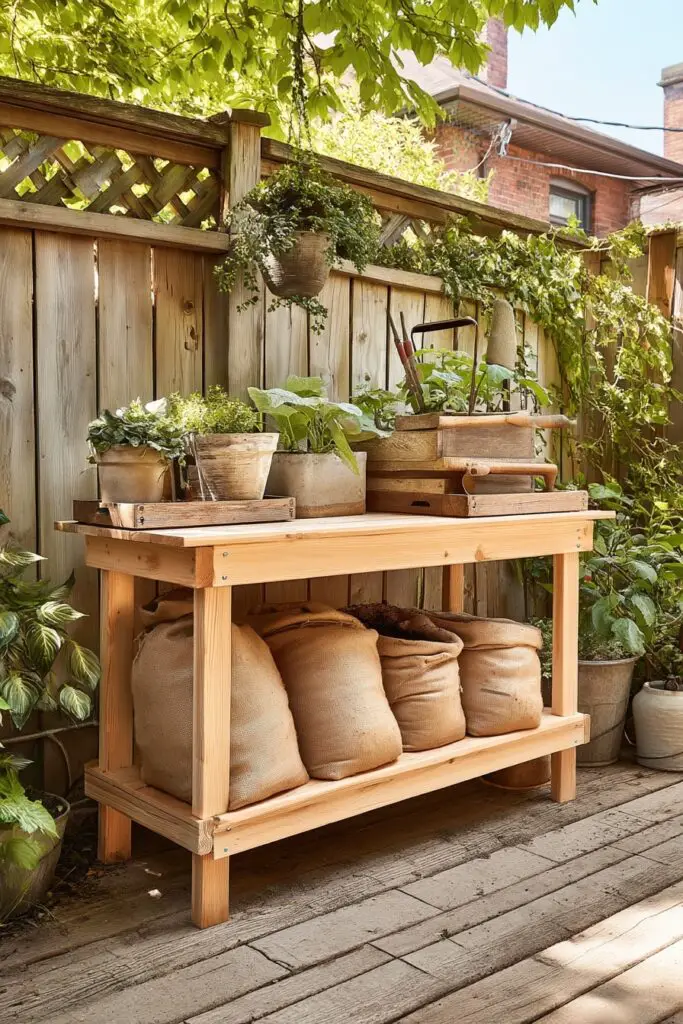 DIY Potting Bench Ideas for Every Garden 2 DIY Potting Bench Ideas for Every Garden