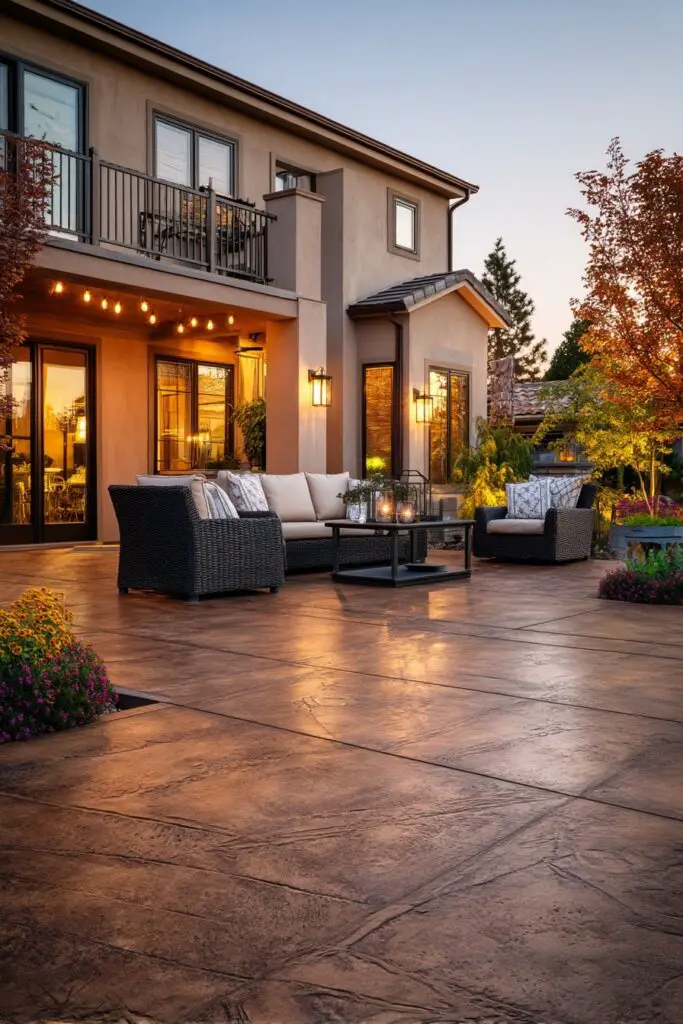 5 Concrete Patio Ideas for a Stylish Backyard 2 5 Concrete Patio Ideas for a Stylish Backyard