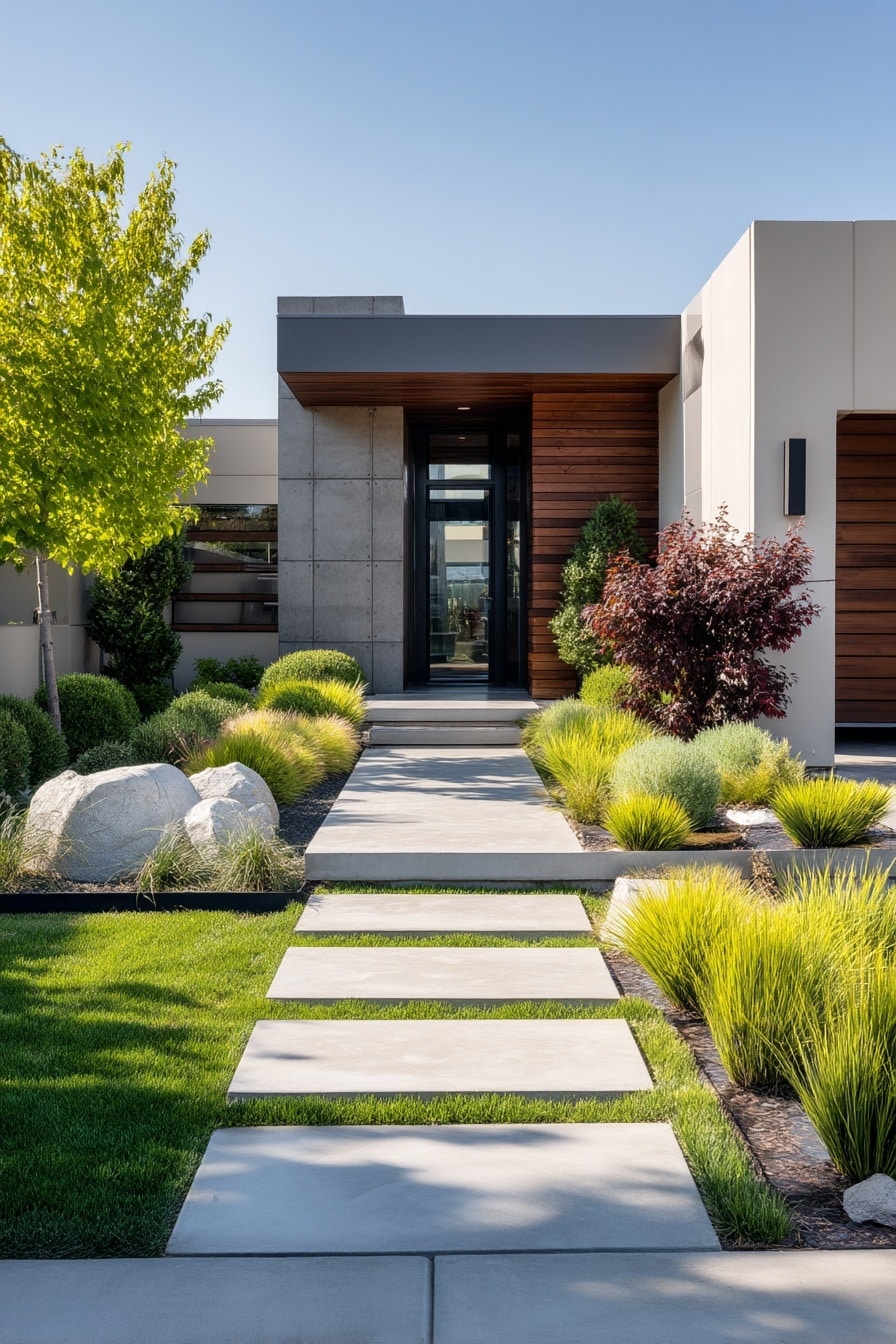 5 Budget-Friendly Contemporary Front Yard Design Ideas