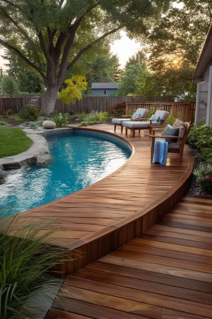 Above Ground Pool Deck Ideas on a Budget (DIY Guide) 4 Above Ground Pool Deck Ideas on a Budget (DIY Guide)