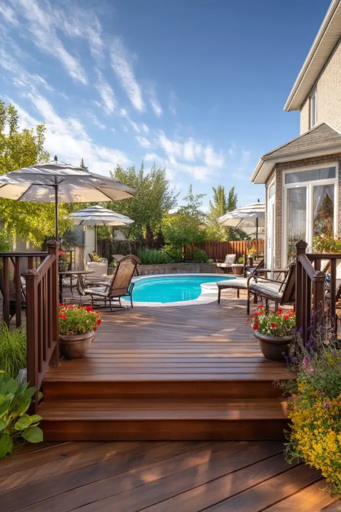Above Ground Pool Deck Ideas on a Budget (DIY Guide) 7 Above Ground Pool Deck Ideas on a Budget (DIY Guide)