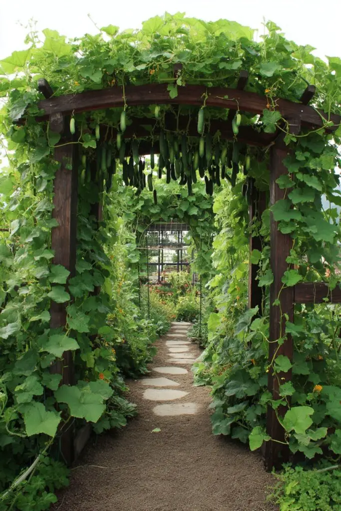 7 Best Cucumber Trellis Ideas + Easy DIY Designs 6 7 Best Cucumber Trellis Ideas + Easy DIY Designs