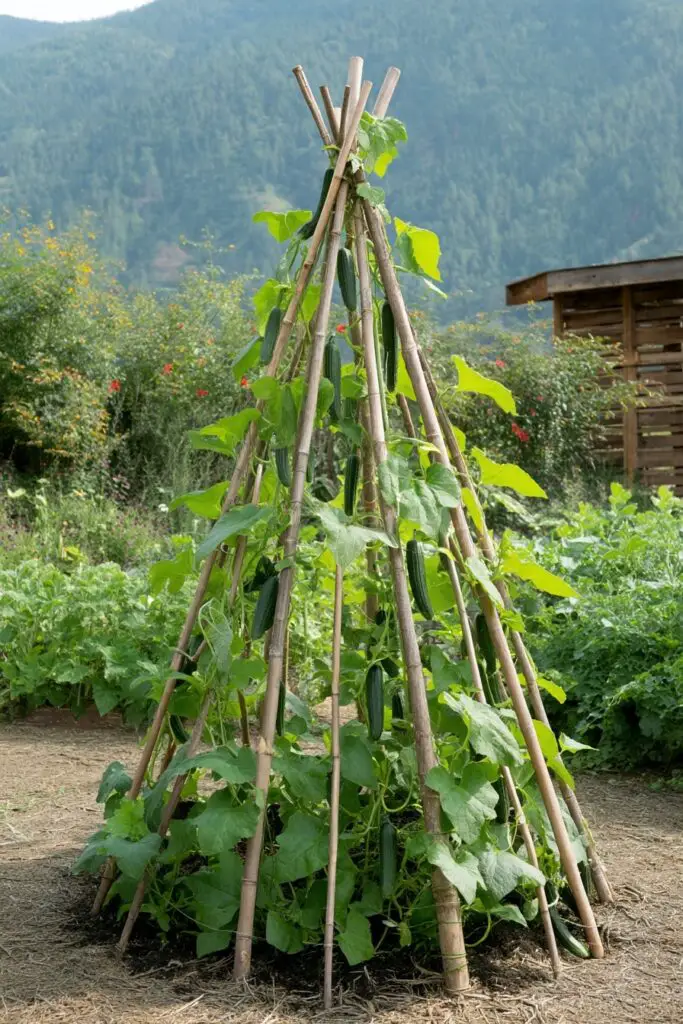 7 Best Cucumber Trellis Ideas + Easy DIY Designs 10 7 Best Cucumber Trellis Ideas + Easy DIY Designs