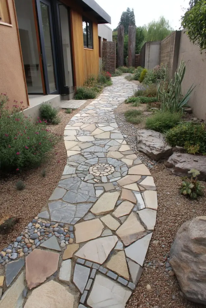 Flagstone Walkway Ideas: Stylish Garden Path Designs 4 Flagstone Walkway Ideas: Stylish Garden Path Designs