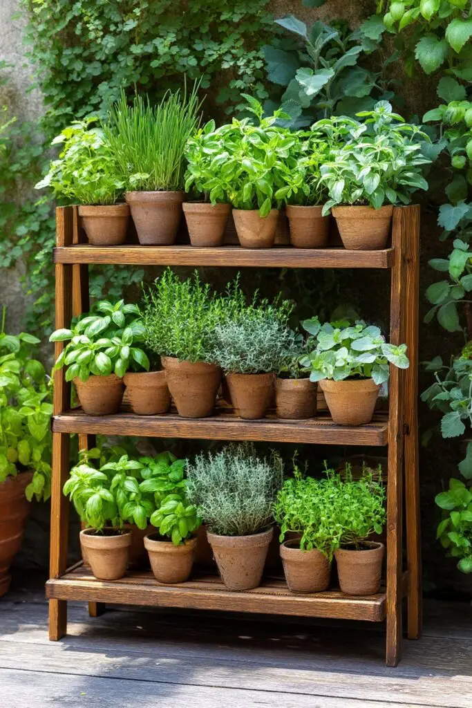 7 Creative Vertical Herb Garden Ideas 5 7 Creative Vertical Herb Garden Ideas
