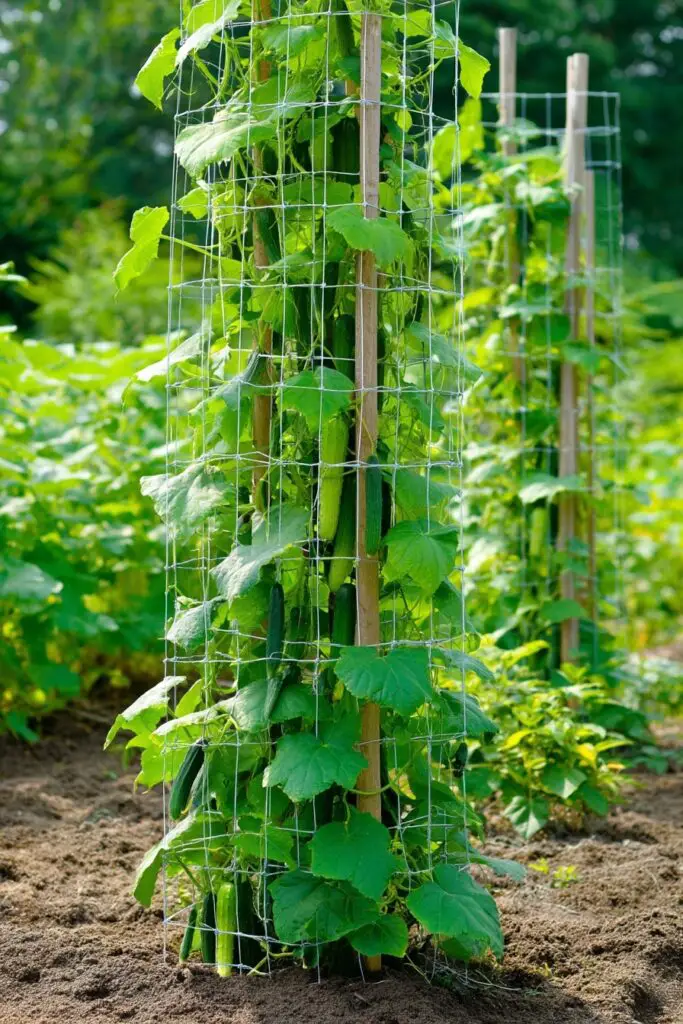 7 Best Cucumber Trellis Ideas + Easy DIY Designs 4 7 Best Cucumber Trellis Ideas + Easy DIY Designs