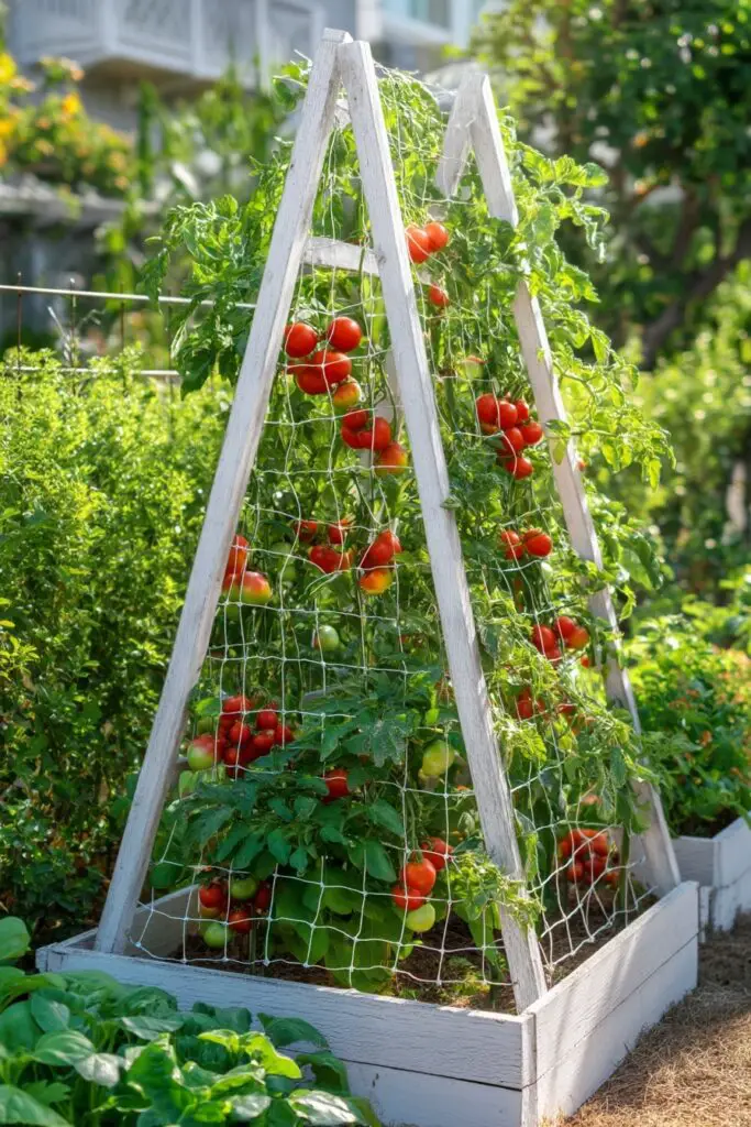 8 DIY Tomato Trellis Ideas for Healthier Plants 4 8 DIY Tomato Trellis Ideas for Healthier Plants
