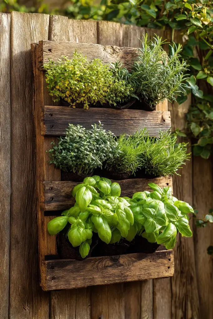 7 Creative Vertical Herb Garden Ideas 4 7 Creative Vertical Herb Garden Ideas