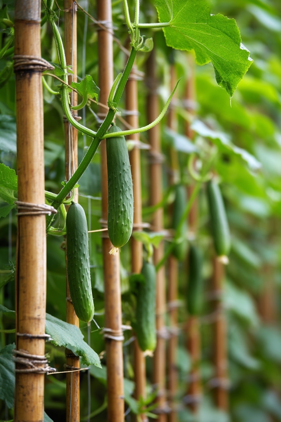 7 Best Cucumber Trellis Ideas + Easy DIY Designs