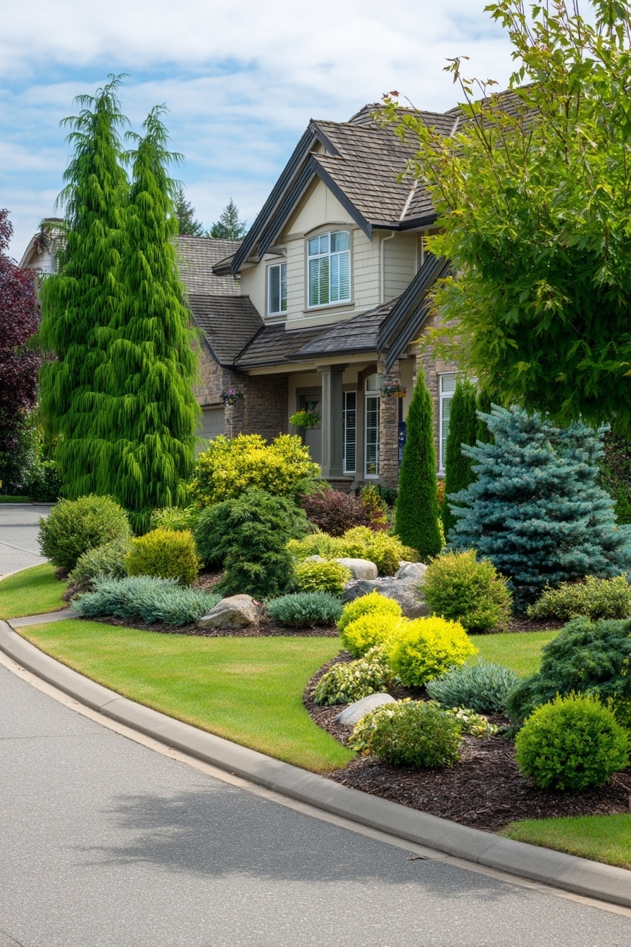 Side of Driveway Landscaping Ideas for Curb Appeal