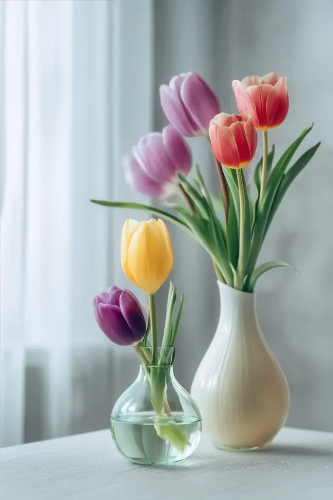 Tulips in Vase: 5 Easy Arrangement Tips 2 Tulips in Vase: 5 Easy Arrangement Tips