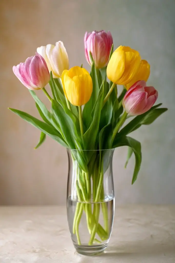 Tulips in Vase: 5 Easy Arrangement Tips 4 Tulips in Vase: 5 Easy Arrangement Tips