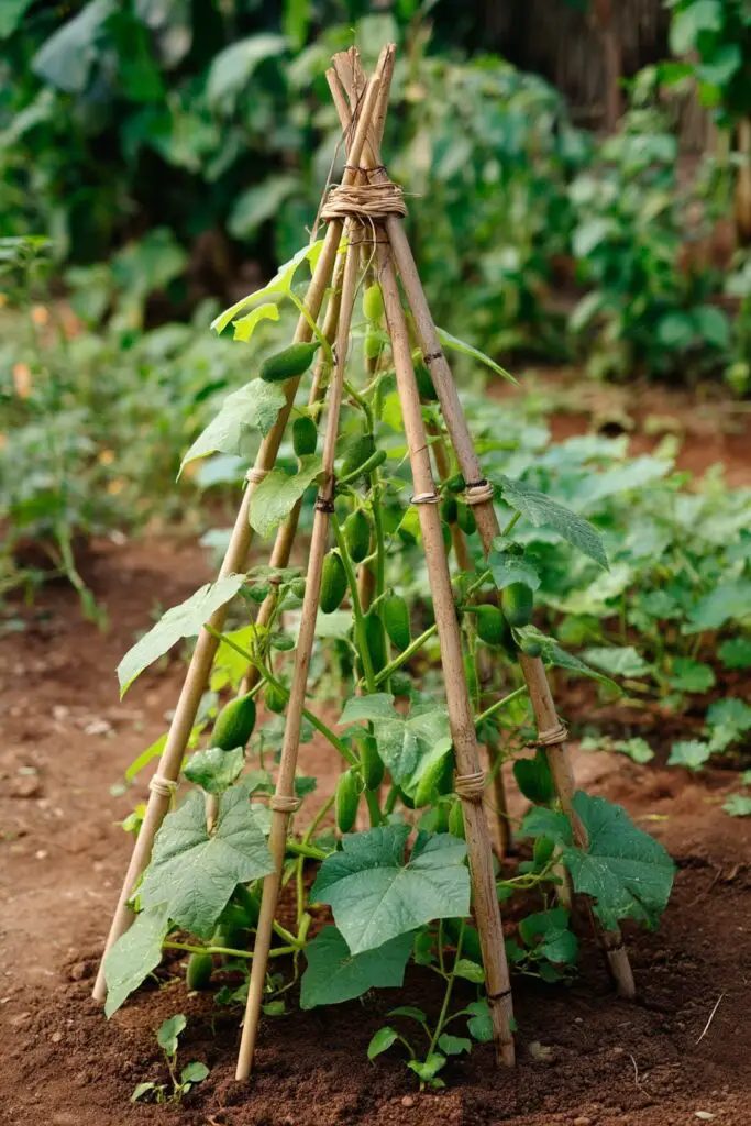 Best Cucumber Trellis Ideas + Easy DIY Designs 6 Best Cucumber Trellis Ideas + Easy DIY Designs