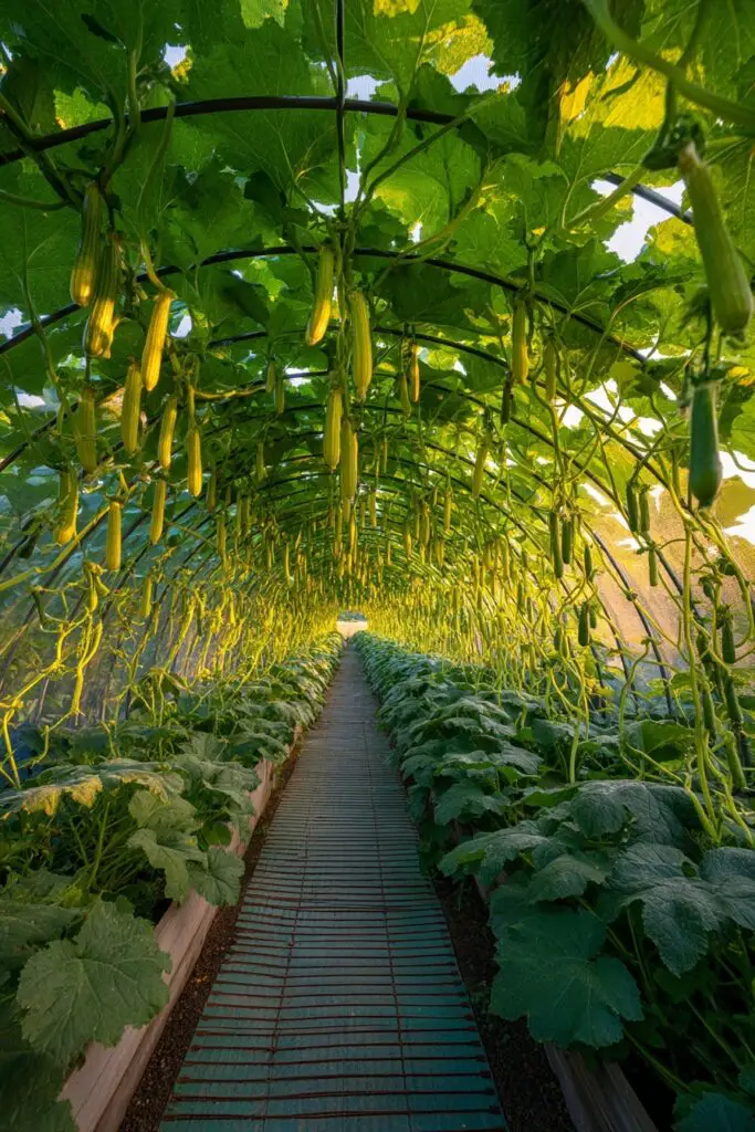 7 Zucchini Trellis Ideas for Small Gardens 8 7 Zucchini Trellis Ideas for Small Gardens